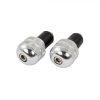 Bike It Chrome 18mm Round Bar End Weights
