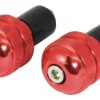 Bike It Red 13mm Round Bar End Weights