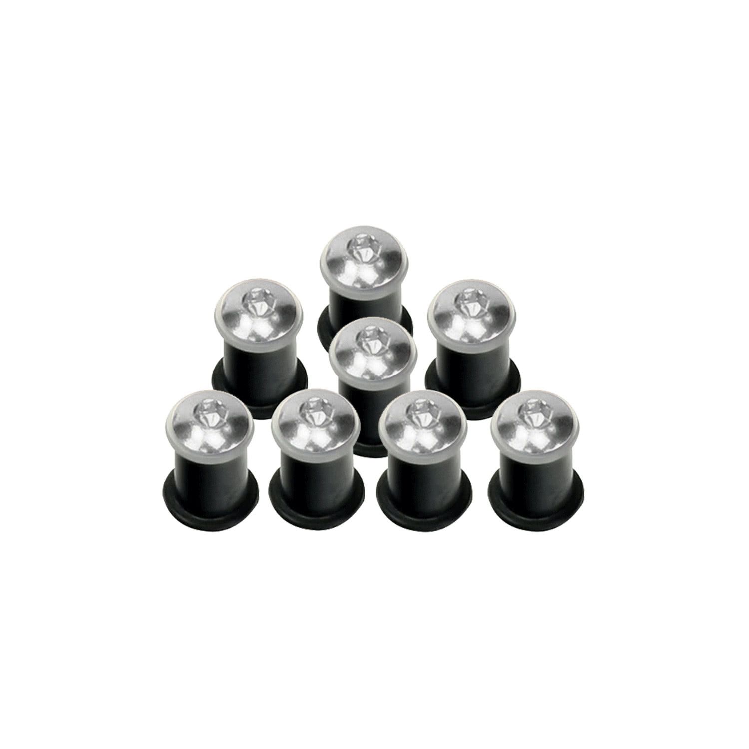 Fairing Bolts Chrome Screws Nuts And Rubbers