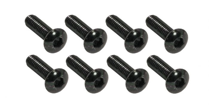 Screen Bolts Black 8Pcs